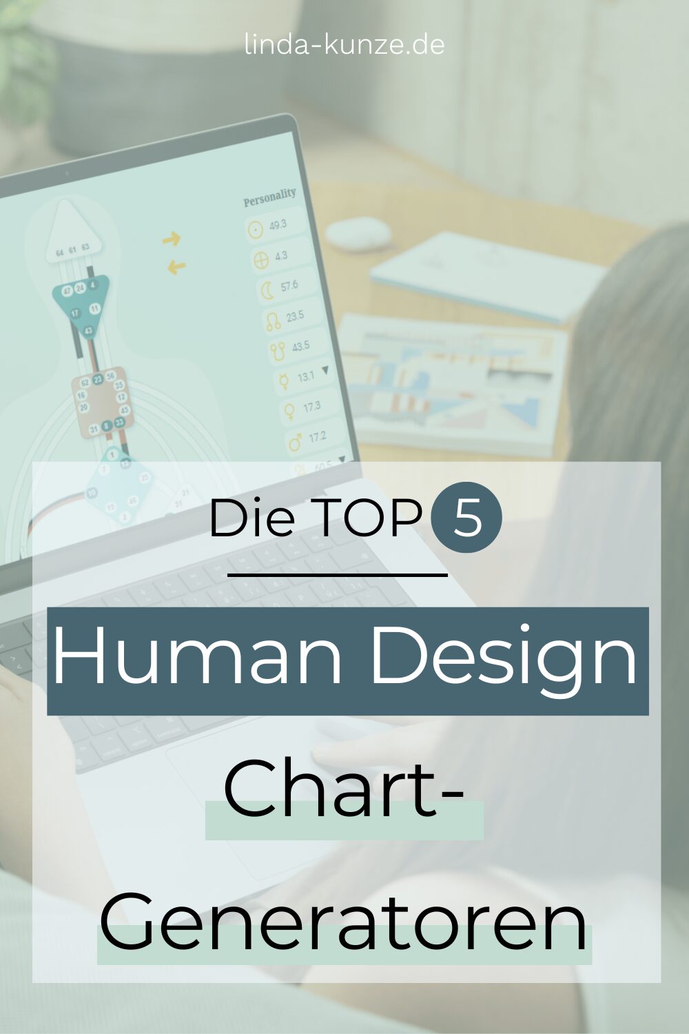 Pinterest-Pin für den Blogartikel Human Design Tor 34